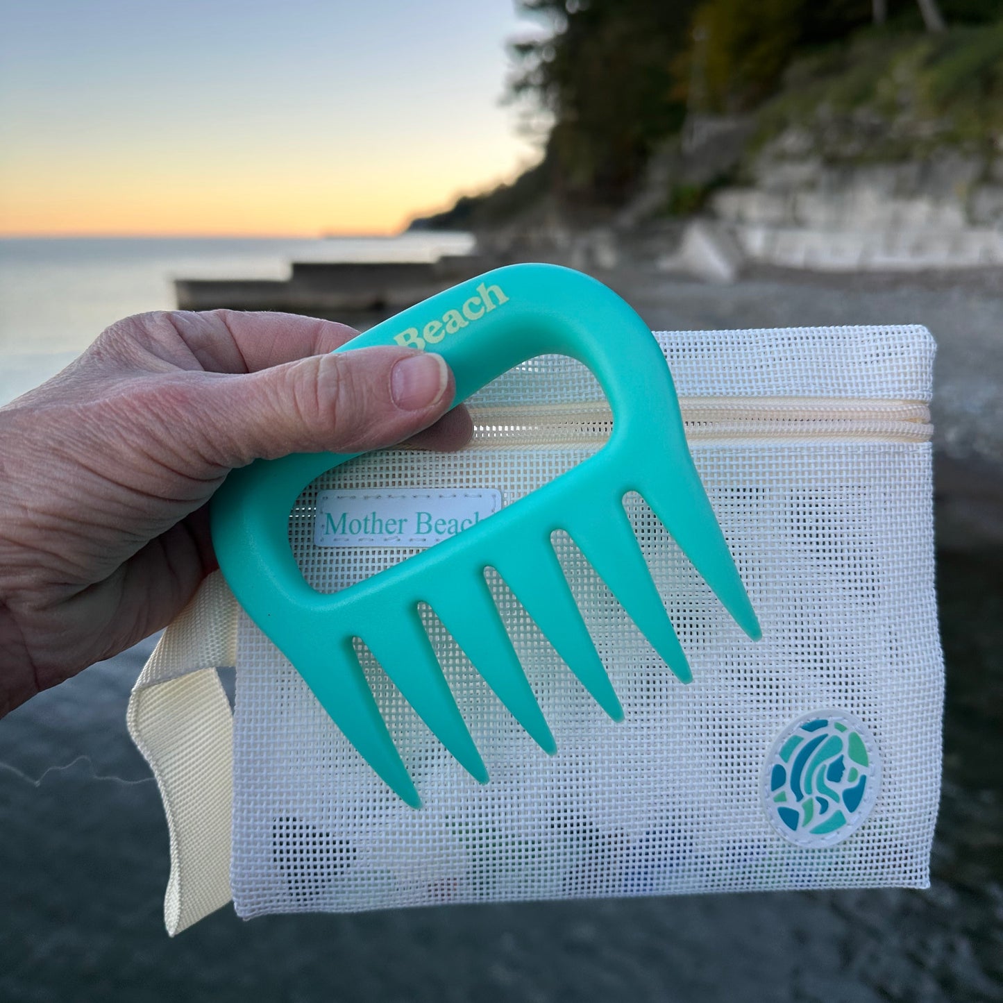 Mother Beach Wristlet + Hand Rake Combo